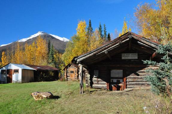 Antigo posto de correios da simpática Wiseman, cidade 100 milhas ao norte do Círculo Polar Ártico, no Alaska